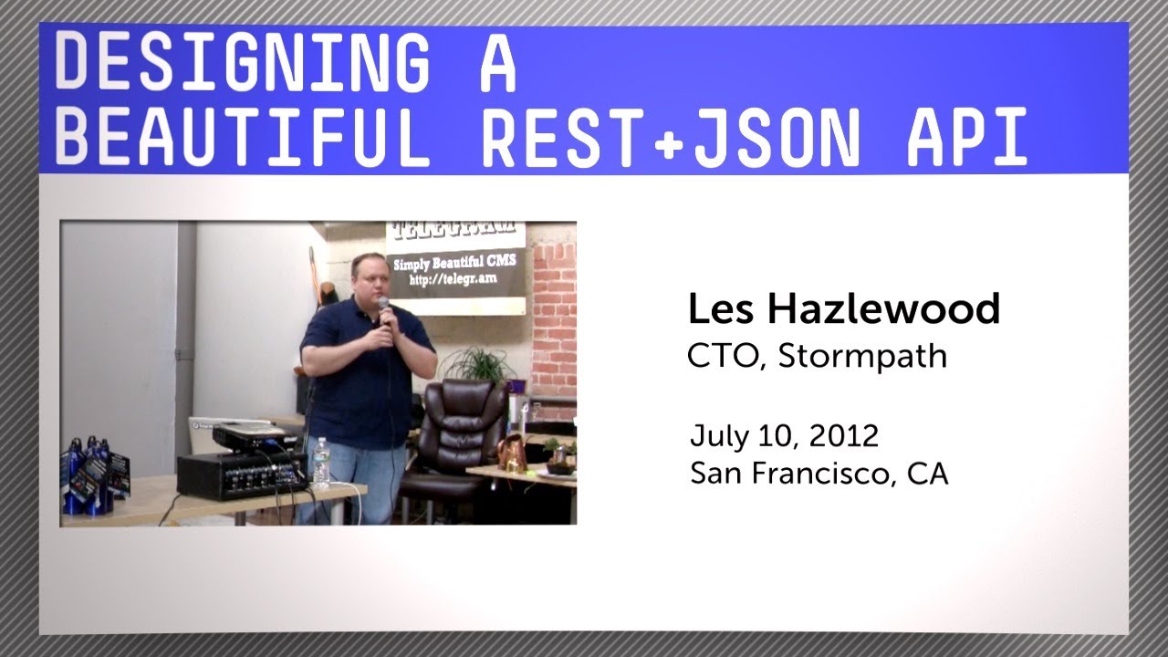 Designing A Rest And Json Api Designing A Rest And Json Api