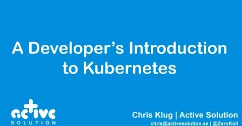 A Java Developer Introduction to Kubernetes